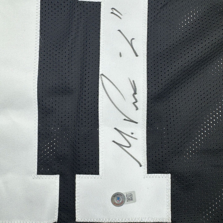 Autographed/Signed Michael Pittman Jr. Pittsburgh Black Jersey BAS COA