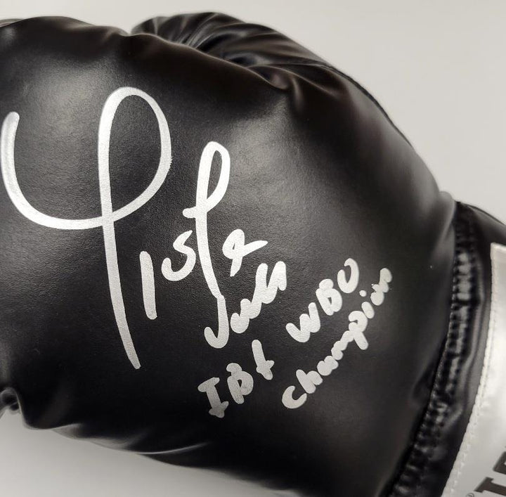 Yokasta Valle signed "IBF WBO Champion" Boxing Glove autograph ~ Beckett BAS