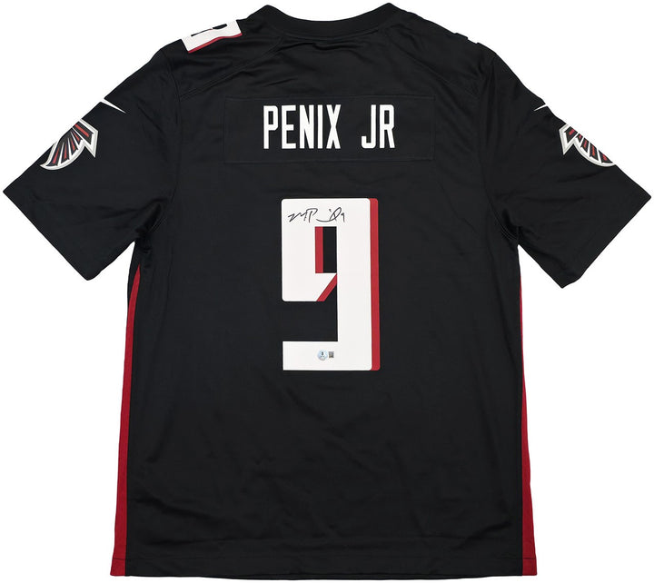 Atlanta Falcons Michael Penix Jr. Signed Black Nike Jersey Size L Beckett Wit
