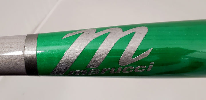 Jarred Kelenic Signed Green Marucci Game Model Bat Atlanta Braves Beckett BAS