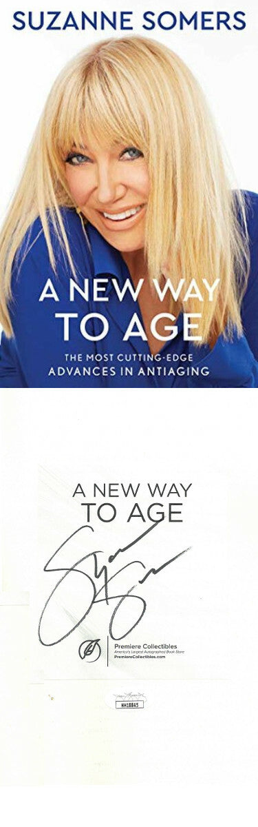 Suzanne Somers signed 2020 A New Way To Age Hardcover Book-JSA Bookplate Edition