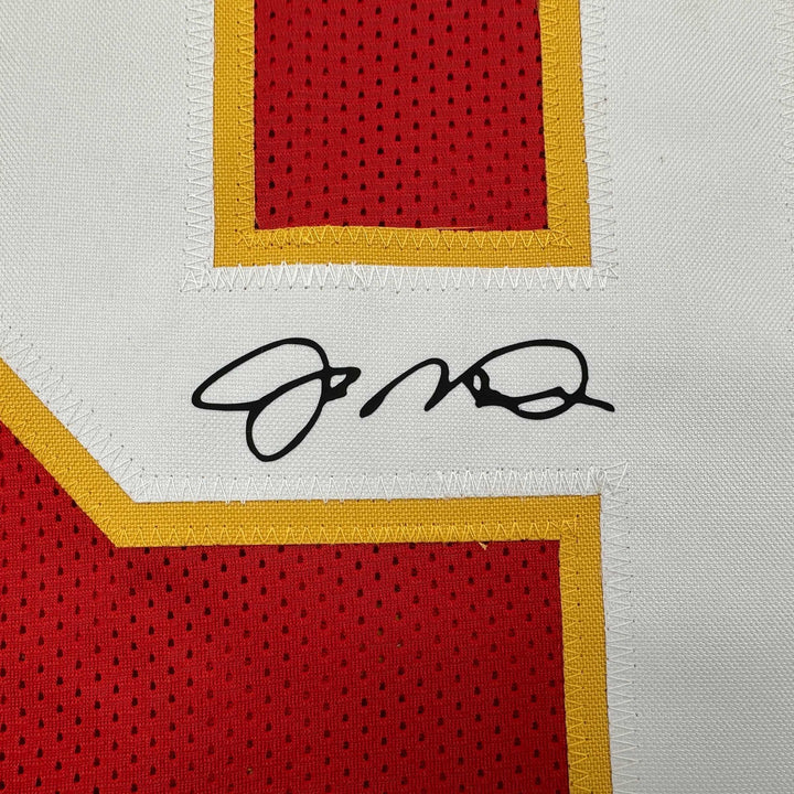 Facsimile Autographed Joe Montana Kansas City Red Reprint Jersey Size Men's XL