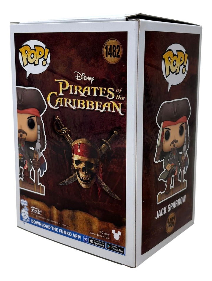 Johnny Depp Signed Pirates Of The Caribbean Funko Pop #1482 PSA/DNA