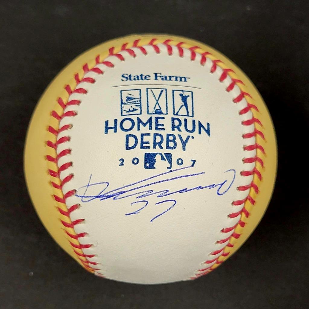 Vladimir Guerrero autograph signed 2007 HR Derby Baseball ~ BAS Beckett Witness