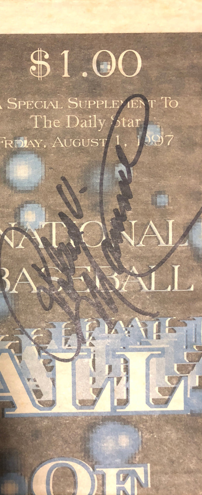 1997 Baseball HoF signed Newspaper Sparky Anderson bowie kuhn 16 auto CBM COA