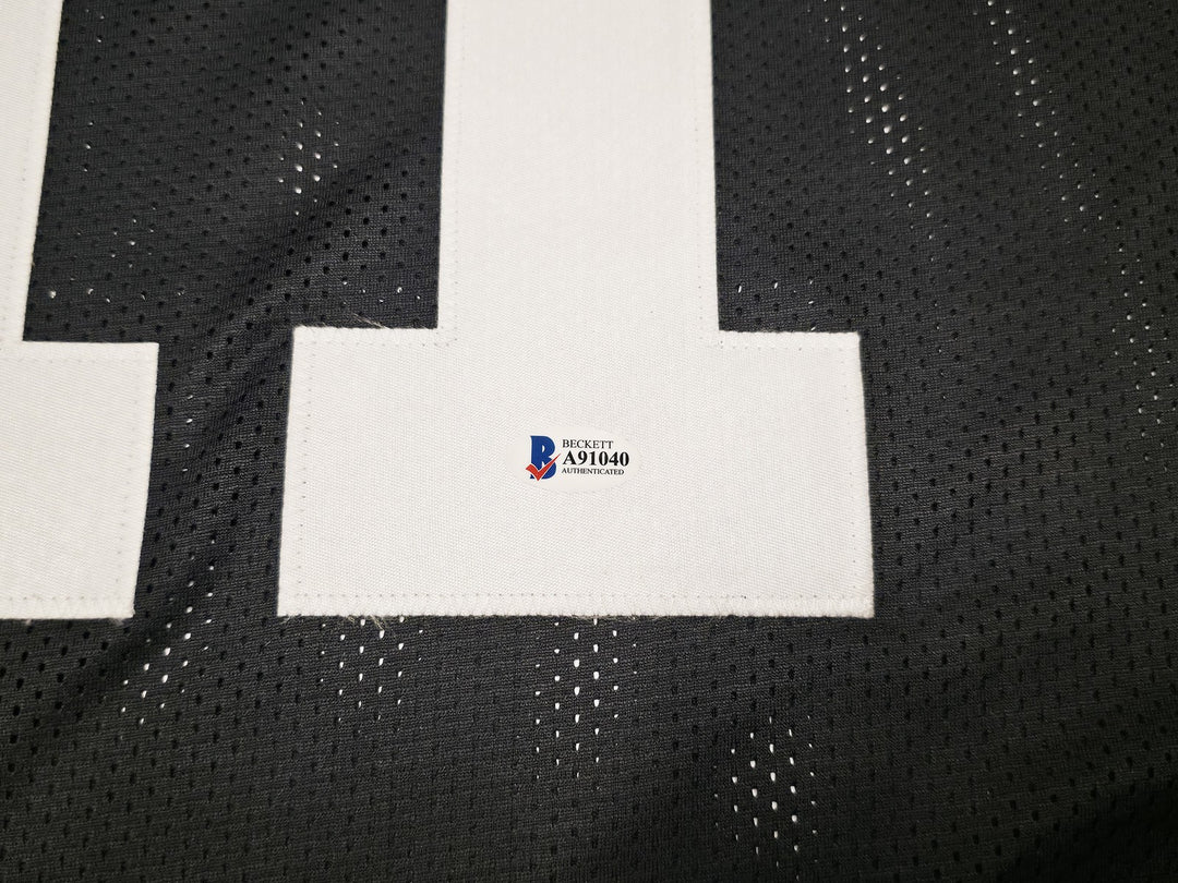Las Vegas Raiders Henry Ruggs III Signed Black Jersey Beckett