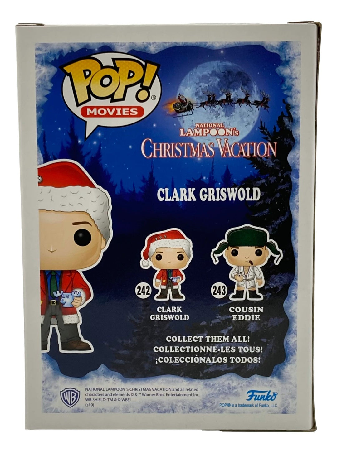 Chevy Chase Signed National Lampoon's Christmas Vacation Funko Pop #242 BAS