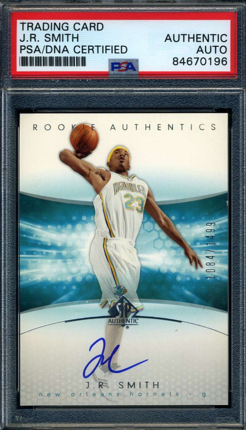 J.R. Smith PSA DNA Signed 2005 Upper Deck SP Rookie /1499 Autograph
