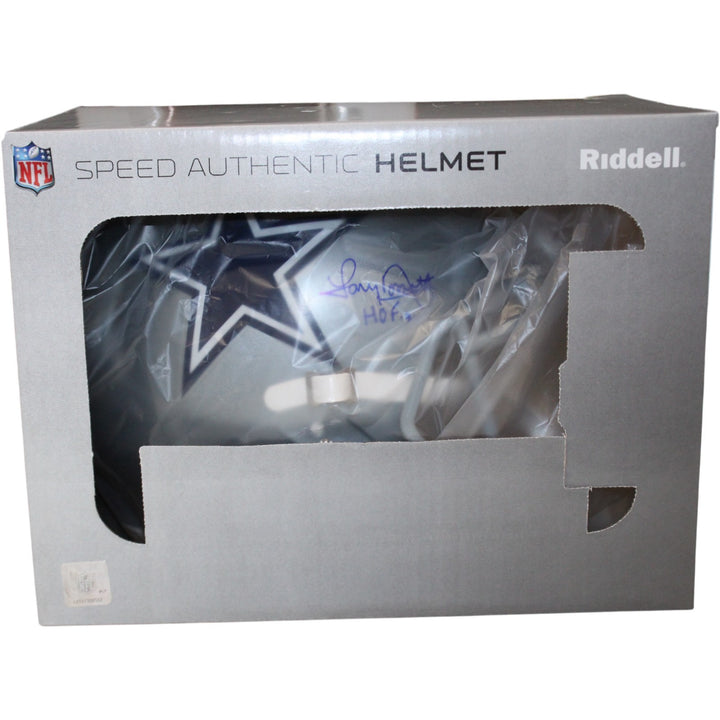 Tony Dorsett Autographed Dallas Cowboys Authentic TB Helmet HOF Beckett 54262