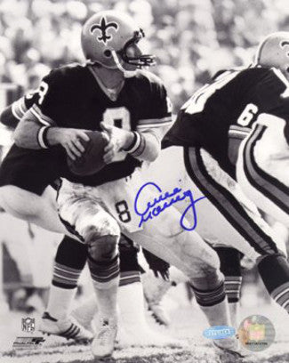 Archie Manning signed New Orleans Saints 16x20 Photo Vintage B&W- Steiner Holo