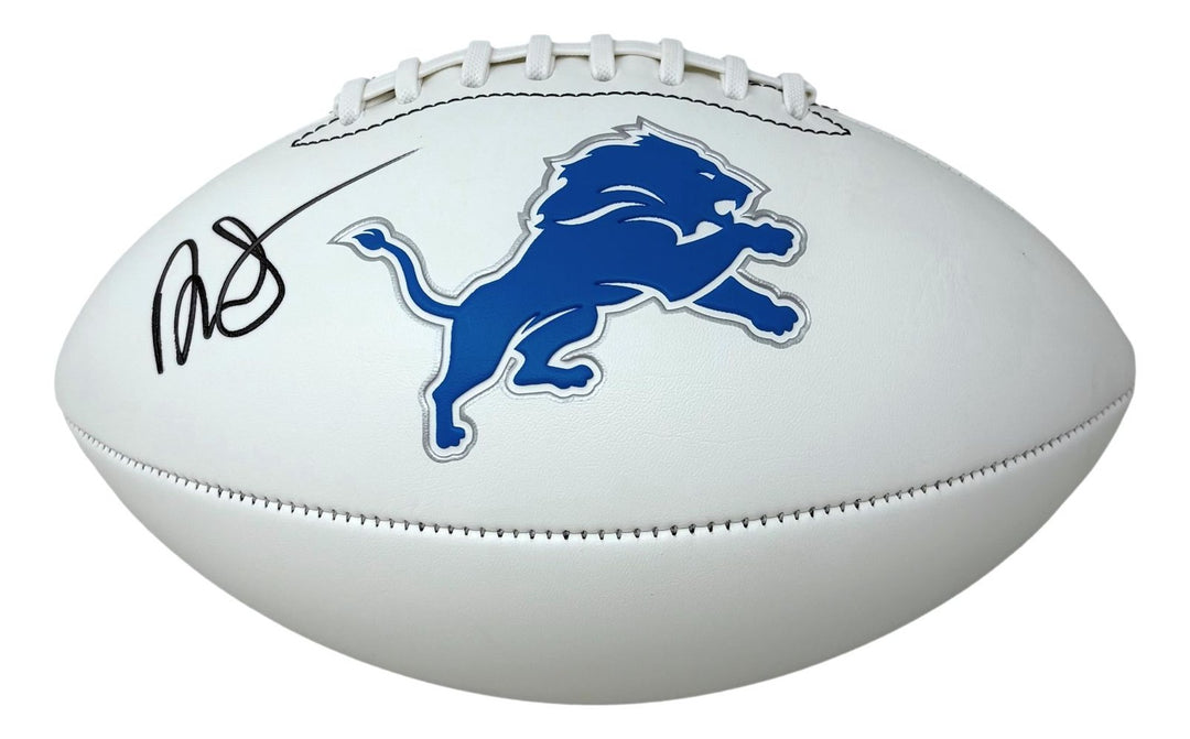 David Montgomery Signed Detroit Lions Logo Football Fanatics