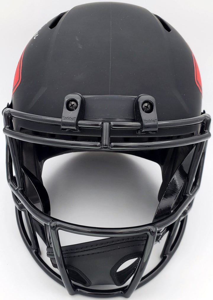 Warren Moon Auto Chiefs Eclipse Black Full Size Speed Replica Helmet HOF 06 MCS