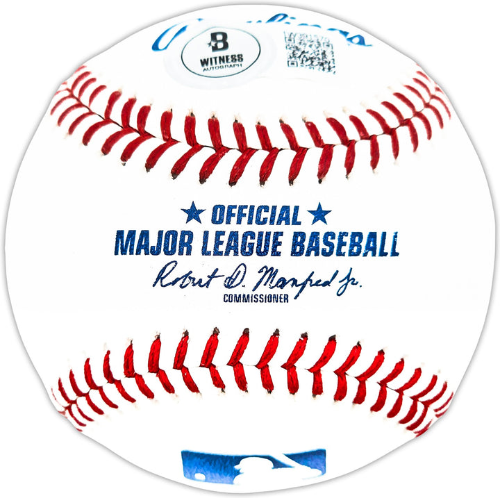 Jose Cardenal Signed Official MLB Baseball New York Yankees Beckett BAS Witness