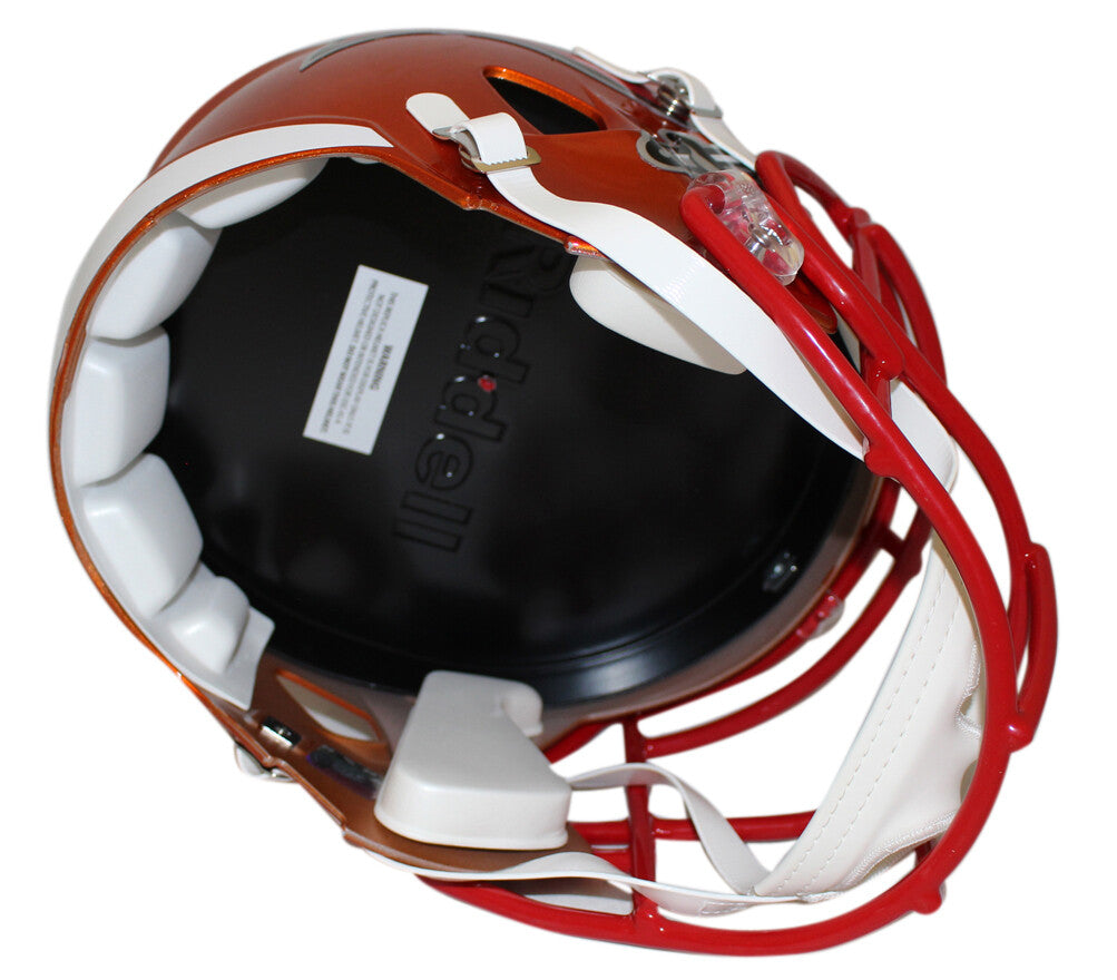 John Lynch Signed Tampa Bay Buccaneers F/S Flash Helmet HOF Beckett 34901