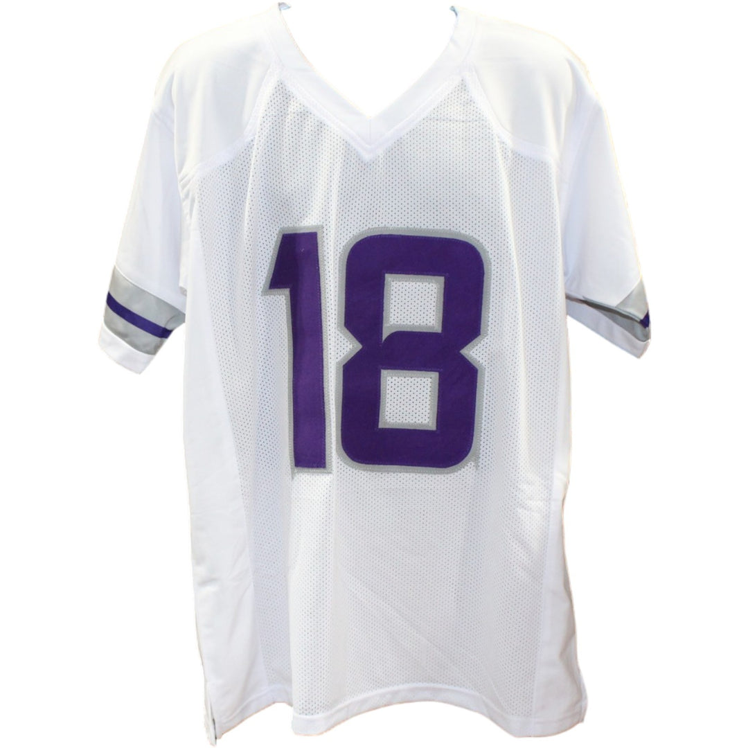 Justin Jefferson Autographed Pro Style Sz XL ALT Jersey Beckett Witness 57921