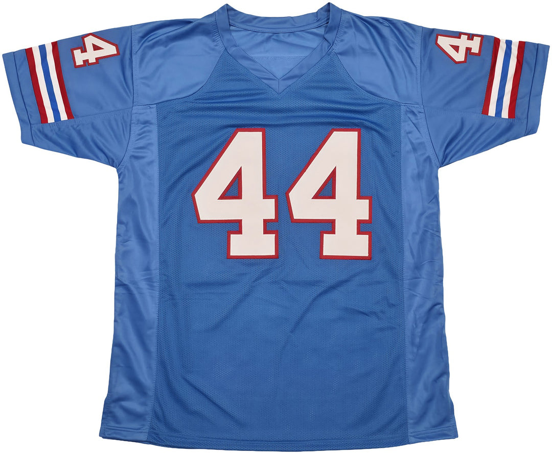 Houston Oilers Lorenzo White Signed Blue Jersey Beckett QR