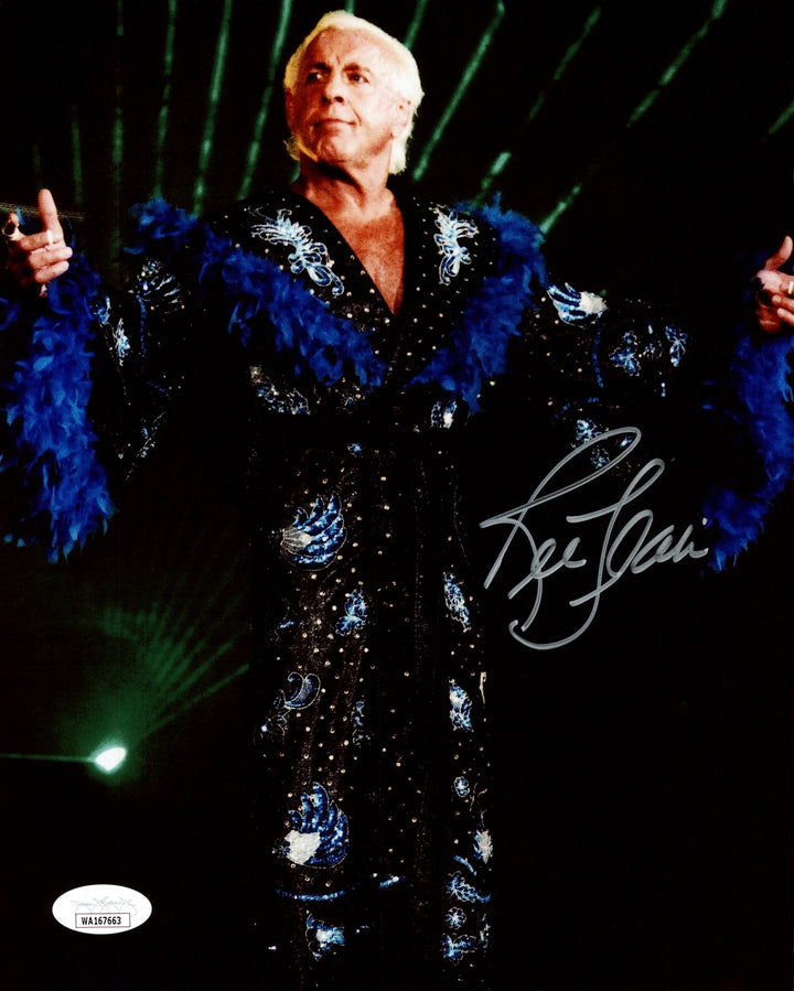 Ric Flair Autographed Signed 8x10 Photo WWE JSA