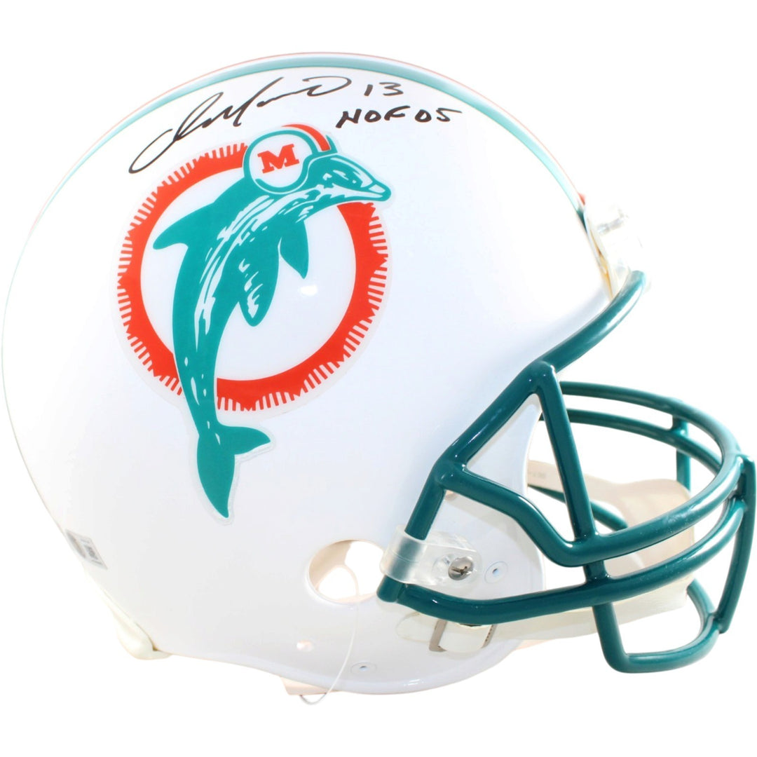 Dan Marino Signed Miami Dolphins Helmet Proline VSR4 80-96 TB HOF 05 BAS 58836