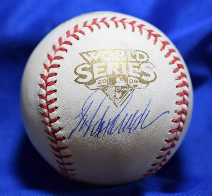 Jorge Posada Steiner MLB Authentic Autograph 2009 World Series Signed Baseball