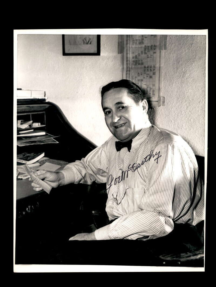 Joe McCarthy JSA Coa Signed 8x10 Photo Autograph