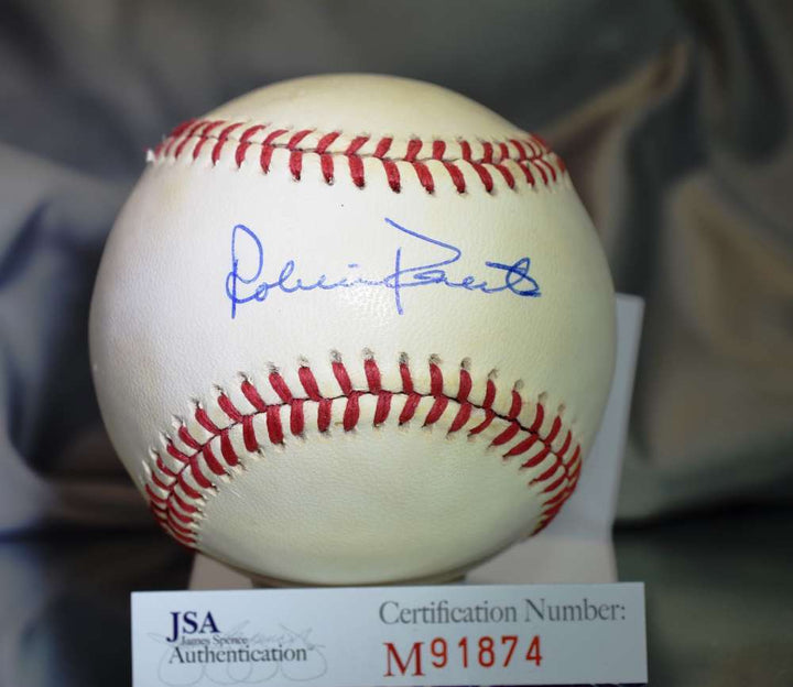 Robin Roberts Jsa Certed National League Autograph Baseball Authentic Signed