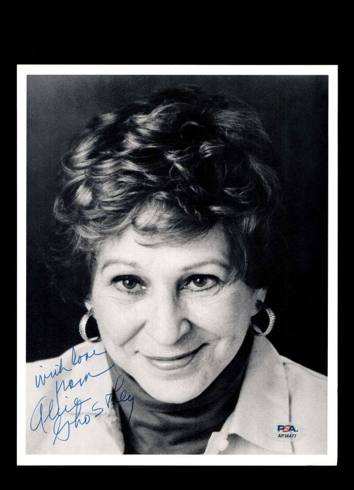 Alice Ghostley PSA DNA Coa Signed 8x10 Photo Autograph