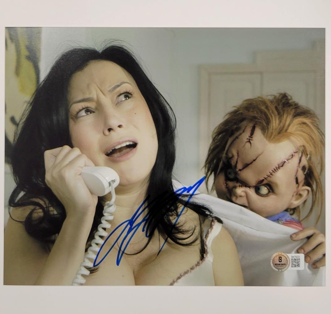 Jennifer Tilly signed Child's Play 8x10 photo autograph Chucky (A) ~ Beckett BAS