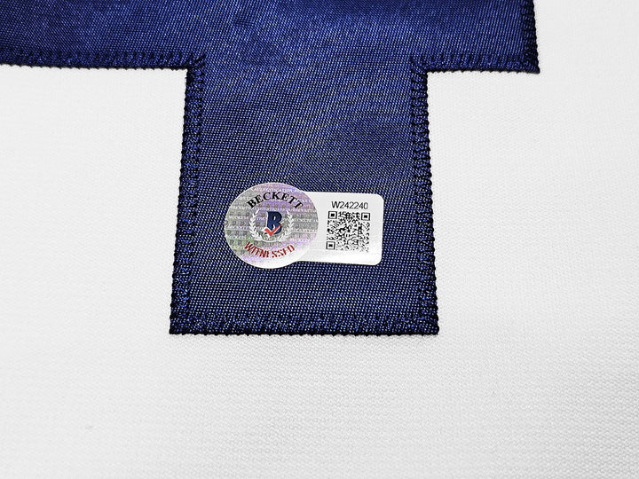 Mariners Ken Griffey Jr. Auto White Mitchell Ness 89 Cooperstown Jersey Beckett