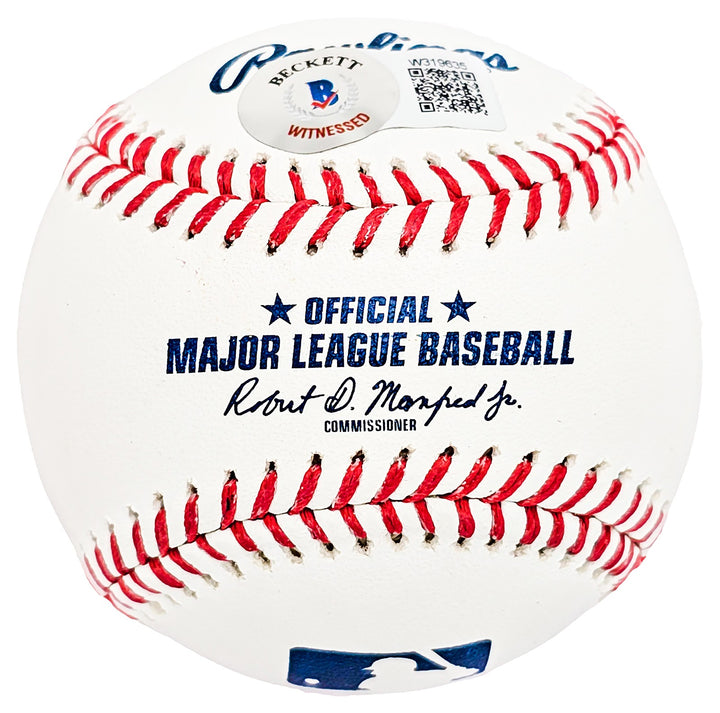 David Cone Signed MLB Baseball New York Yankees "PG 7-18-99" Beckett Witness