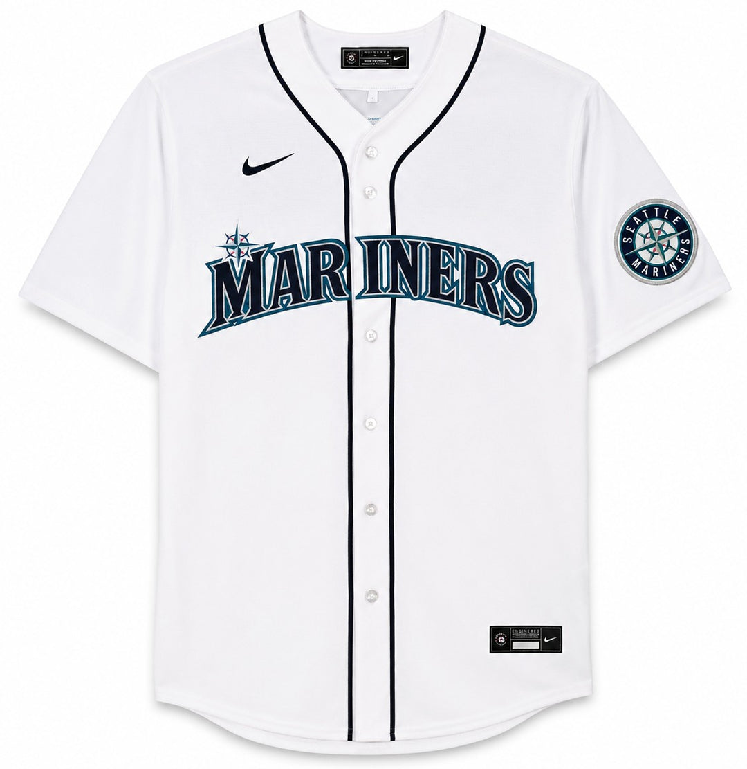 Felix Hernandez Signed Mariners White Nike Jersey XXL Beckett Witness