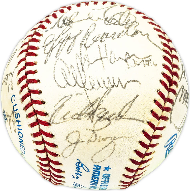 1984 Twins Team Signed Signed AL Baseball 22 Sigs Kirby Puckett Beckett #AD78203
