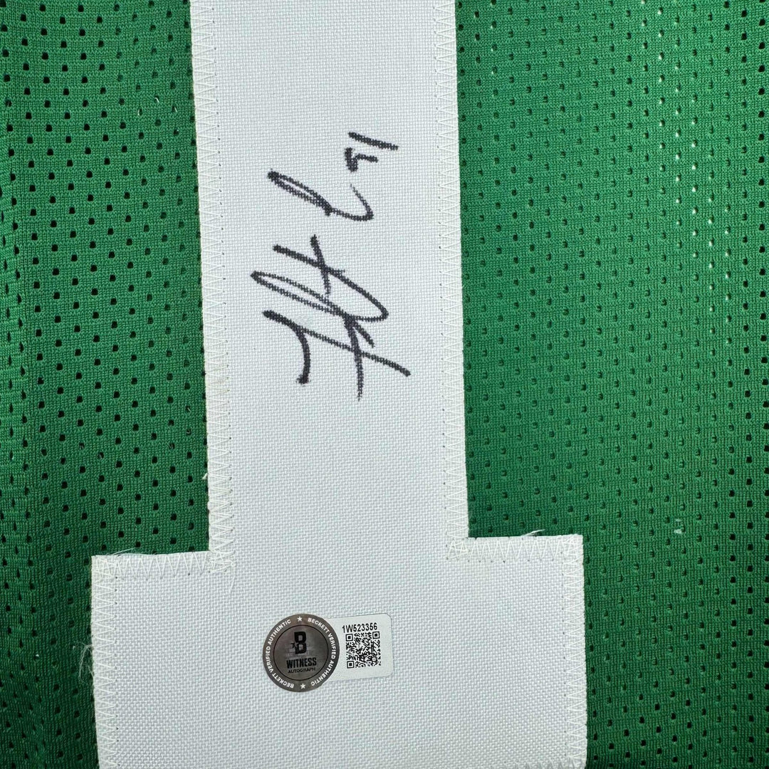 Autographed/Signed Fletcher Cox Philadelphia Kelly Green Jersey BAS COA