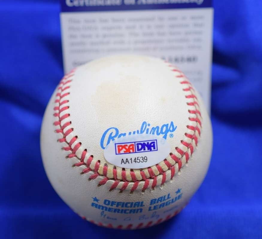 Yogi Berra PSA DNA Autograph American League OAL Signed Baseball
