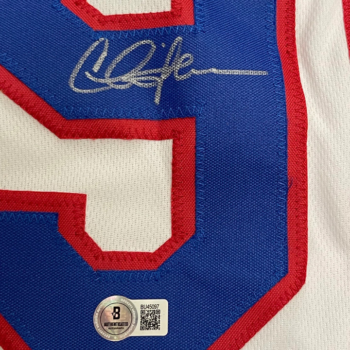 Charlie Sheen Signed Major League Wild Thing Jersey BAS