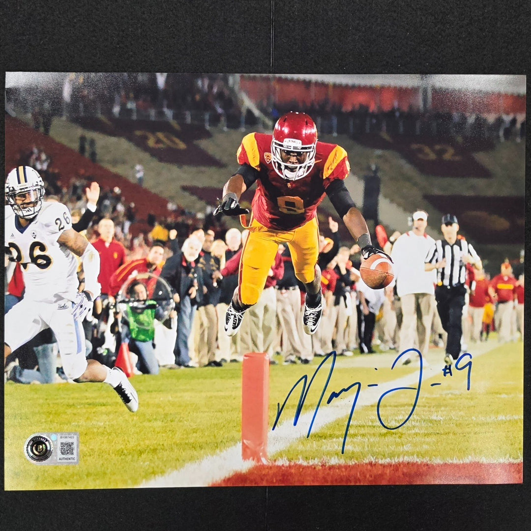 Marqise Lee signed 8x10 Photo auto USC Trojans Jaguars ~ Beckett BAS
