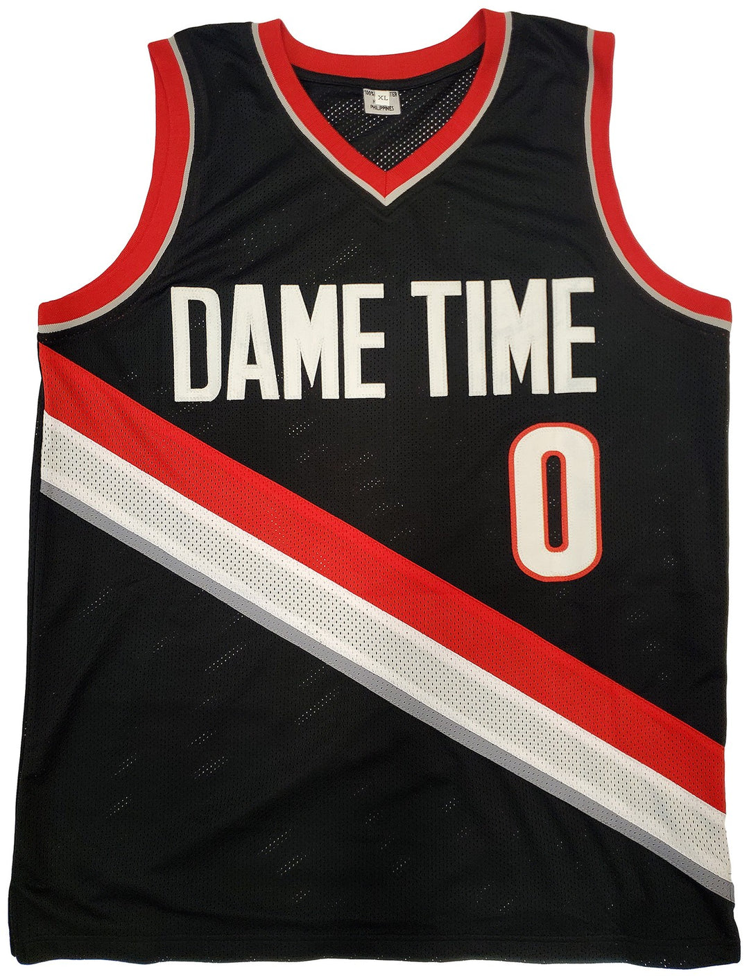 Portland Trail Blazers Damian Lillard Signed Black Jersey Beckett
