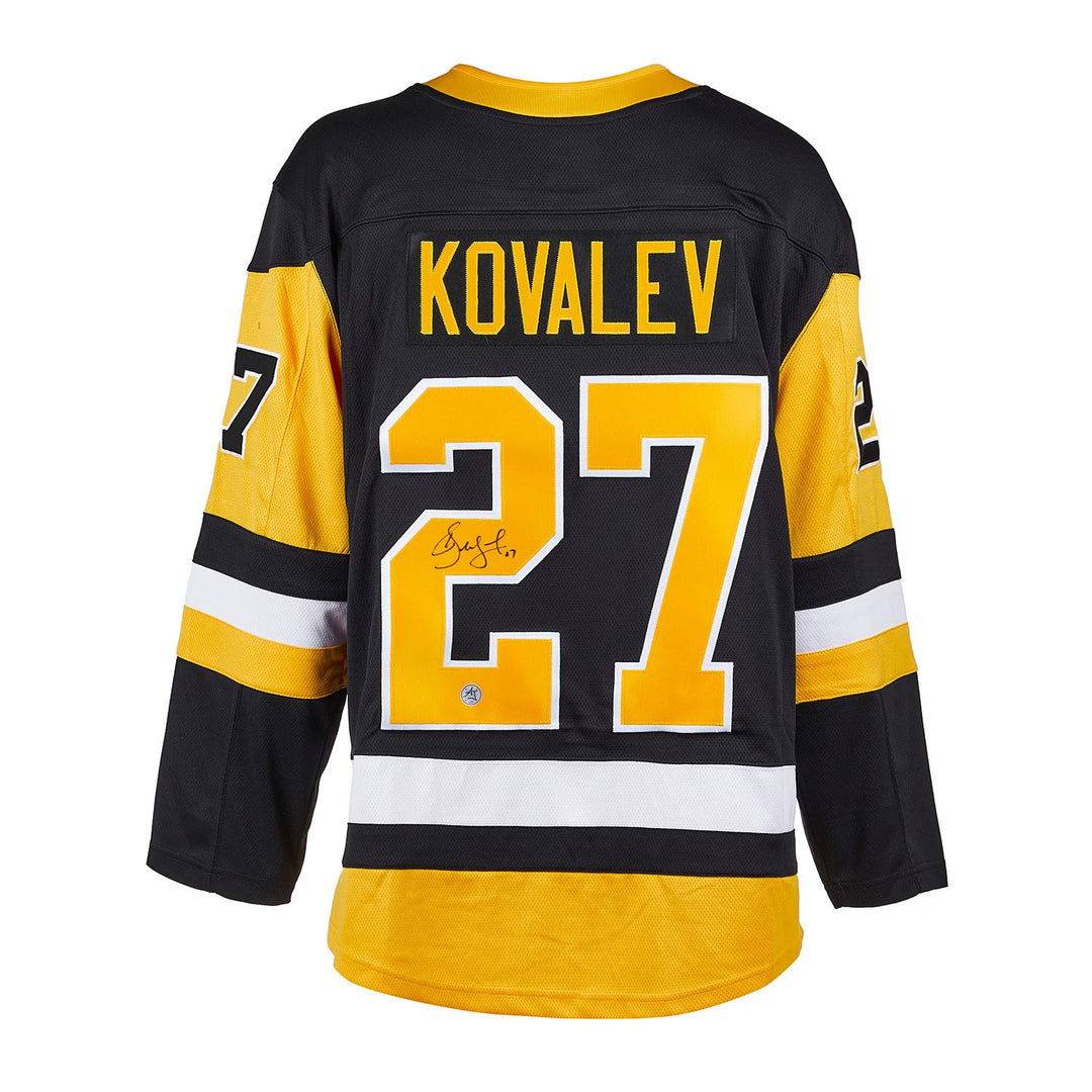 Alexei Kovalev Autographed Pittsburgh Penguins Fanatics Breakaway Jersey