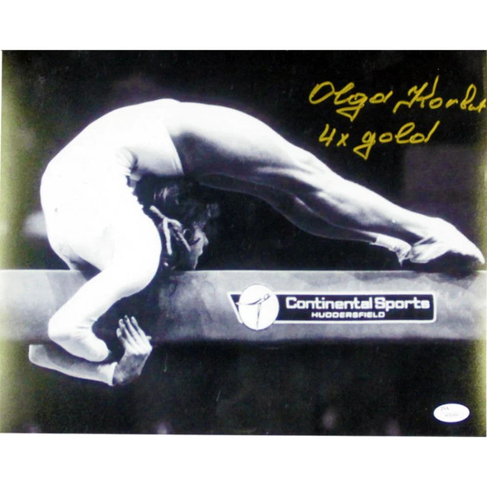 Olga Korbut "4x Gold" Autographed 11x14 Photo