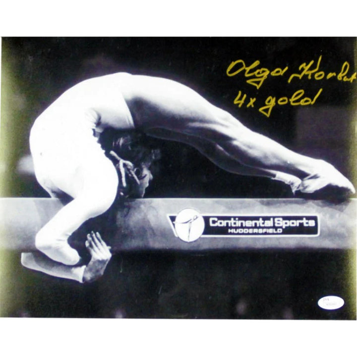 Olga Korbut "4x Gold" Autographed 11x14 Photo
