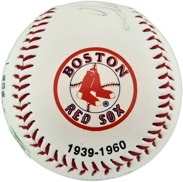 Ted Williams Signed Official Fotoball Baseball Boston Red Sox Beckett #AE85114