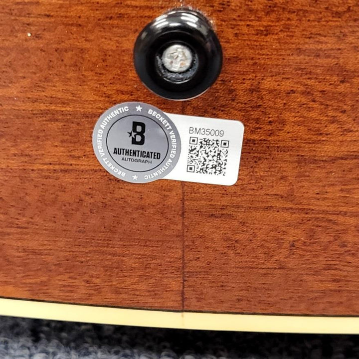 Post Malone signed RARE "Posty" Acoustic Guitar Rapper autograph ~ Beckett BAS