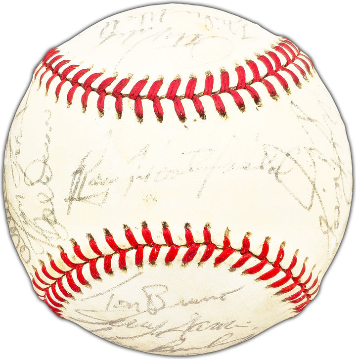 1977 Toronto Blue Jays Team Signed Signed MacPhail AL Baseball Inaugural Year