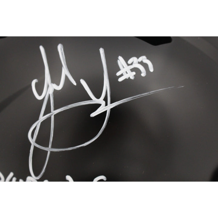 Jack Sawyer Signed Ohio State Buckeyes F/S Helmet Scoop and Score Beckett 49640