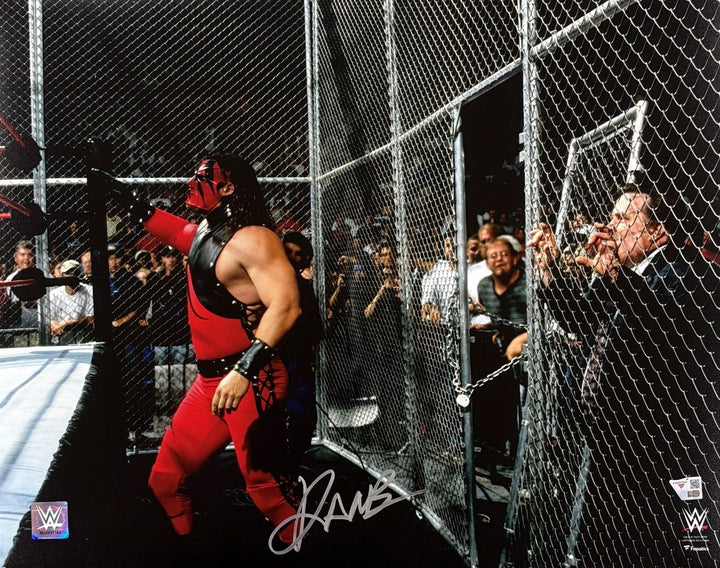 Kane Signed 16x20 WWE WWF Debut Photo Fanatics