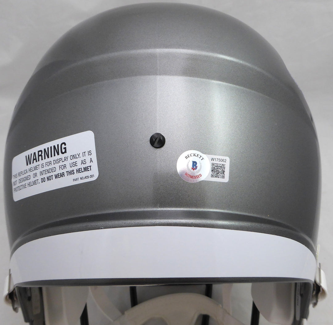Joe Namath Signed Jets Full Size Flash Speed Replica Helmet Beckett #WI75062