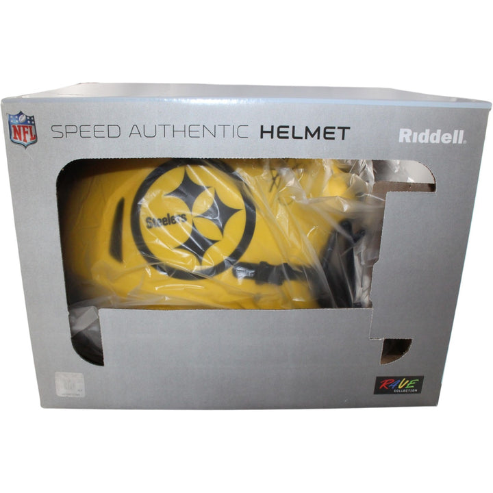 Troy Polamalu Signed Pittsburgh Steelers Authentic Rave Helmet Beckett 56321