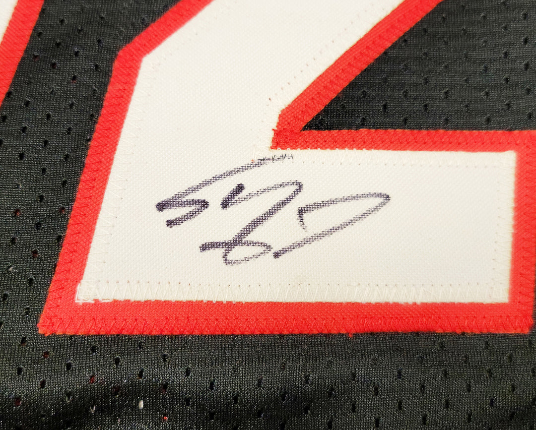 Miami Heat Shaquille Shaq O'Neal Signed Black Jersey The Diesel Beckett