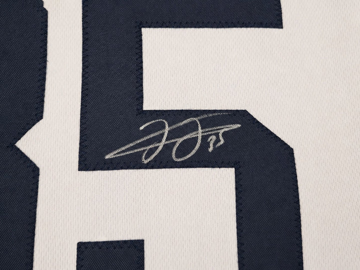 Chicago White Sox Frank Thomas Signed White Jersey Beckett BAS QR