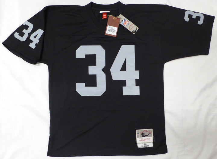Raiders Bo Jackson Auto Black Authentic Mitchell & Ness Jersey Beckett #1W615081