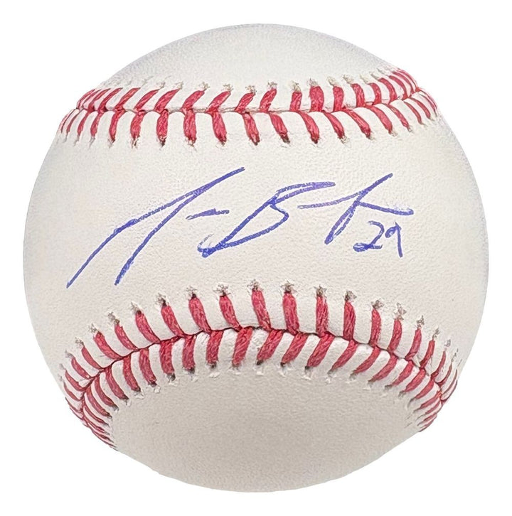 Michael Busch Chicago Cubs Signed Official MLB Baseball BAS